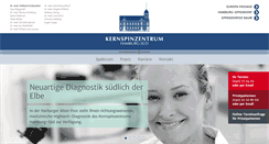 Desktop Screenshot of kernspinzentrum-hamburg-sued.de